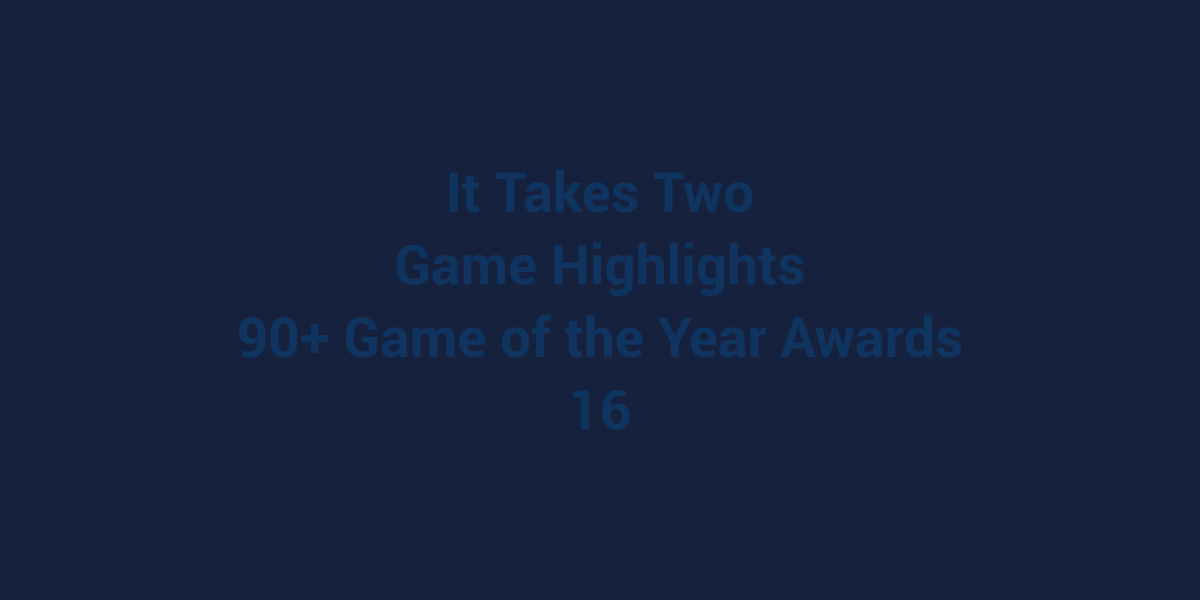 It Takes Two Game Highlights