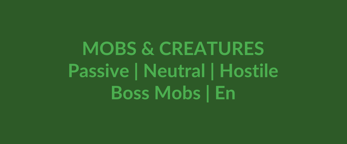 Minecraft Mobs