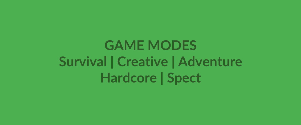Minecraft Game Modes